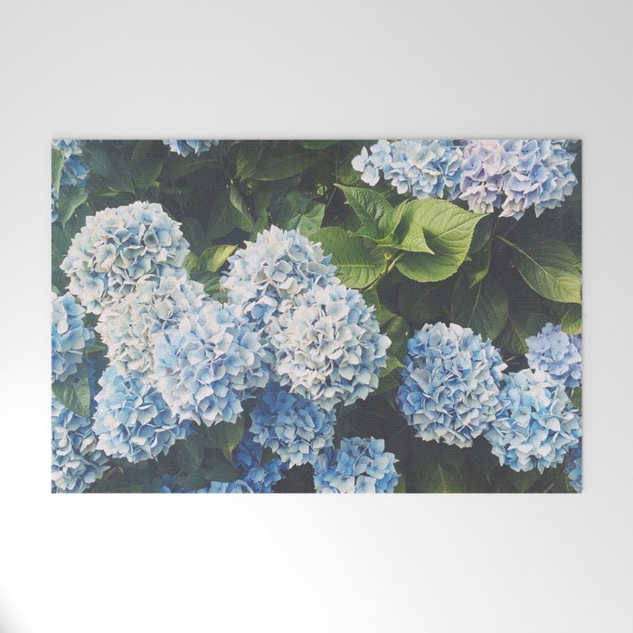 Blue Hydrangea Welcome Mat Gallery Image 1