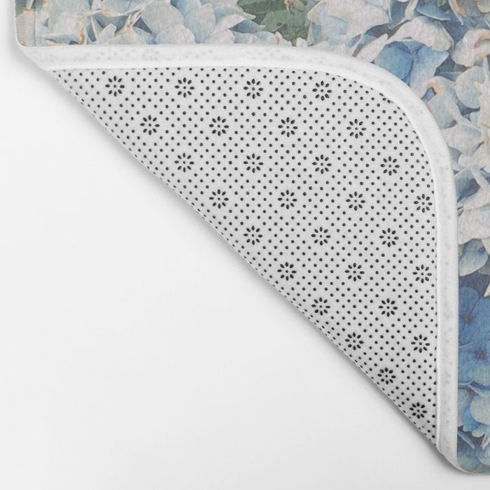 Blue Hydrangea Bath Mat Gallery Image 2