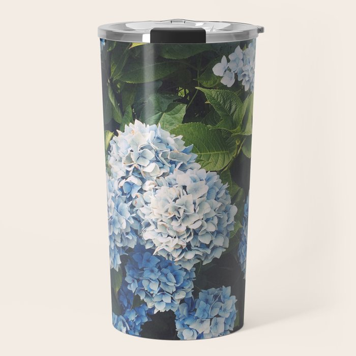 Blue Hydrangea Travel Mug Gallery Image 1