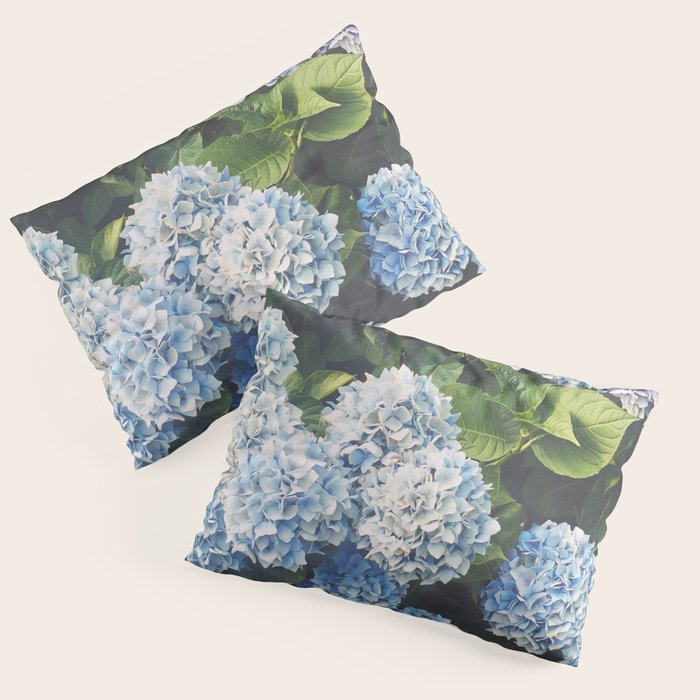 Blue Hydrangea Pillow Sham Gallery Image 3