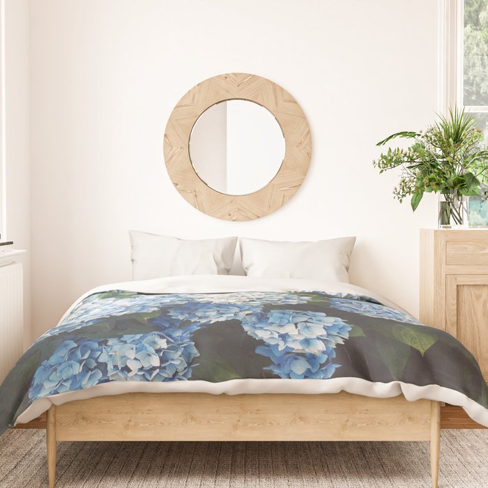 Blue Hydrangea Duvet Cover Gallery Image 3
