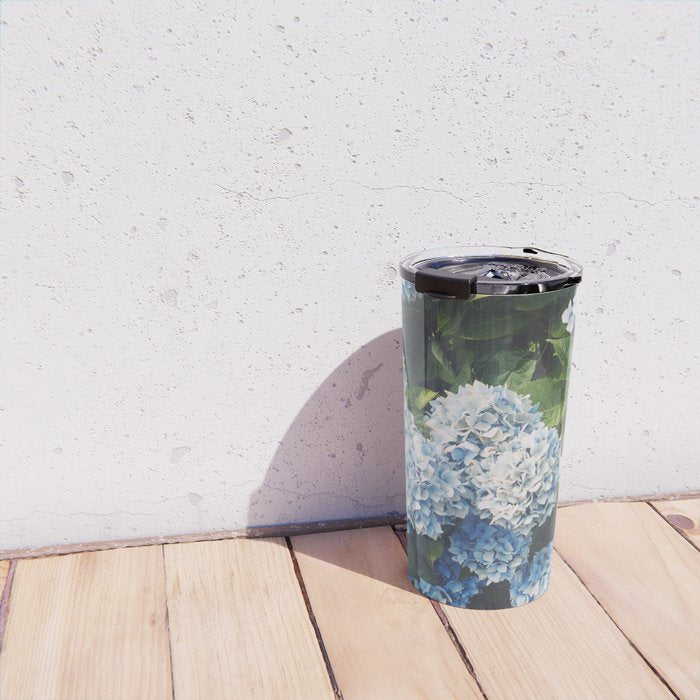 Blue Hydrangea Travel Mug Gallery Image 4