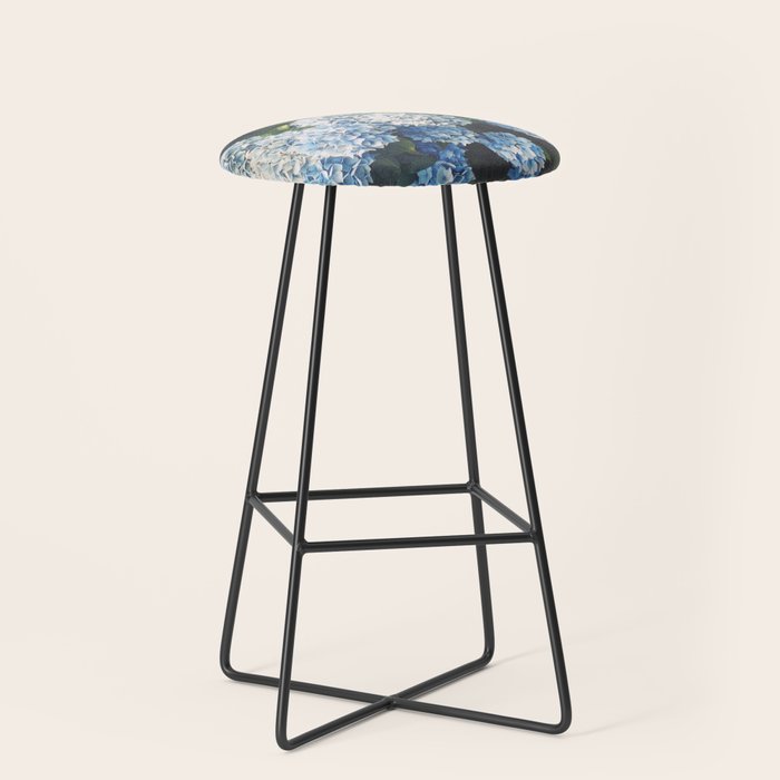 Blue Hydrangea Stool Gallery Image 1