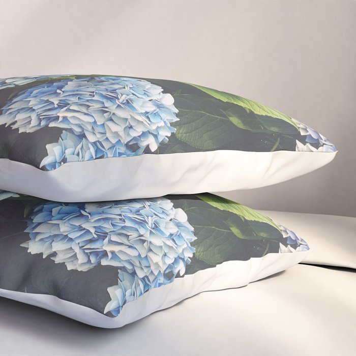 Blue Hydrangea Pillow Sham Gallery Image 3