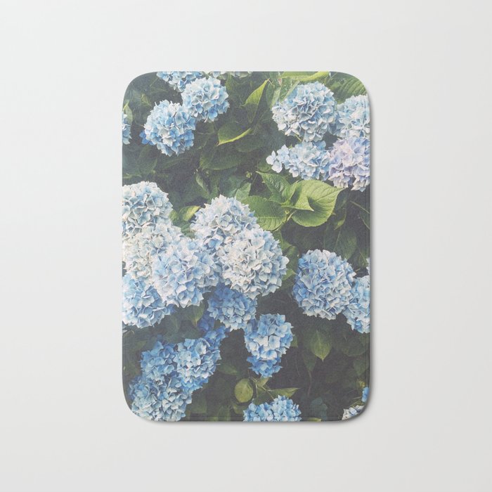 Blue Hydrangea Bath Mat Gallery Image 1