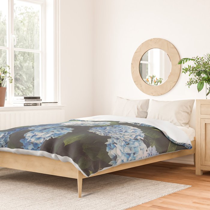 Blue Hydrangea Duvet Cover Gallery Image 2