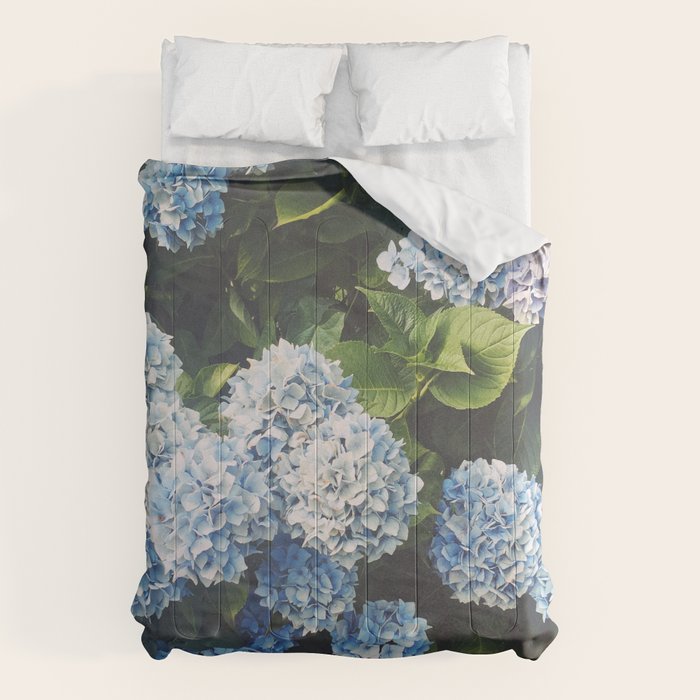 Blue Hydrangea Comforter Gallery Image 6