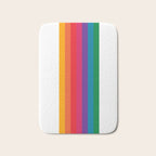 Retro Bright Rainbow - Straight Bath Mat Gallery Image 1