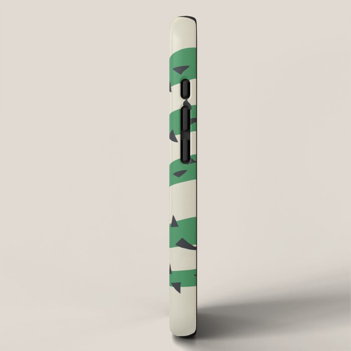 Matisse Inspired Dark Green Shape iPhone Case Gallery Image 2