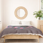 I Heart Cats and Flowers Duvet Cover Gallery Image 3
