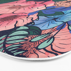 Wild Flowers (on Blue) Bath Mat Gallery Image 3