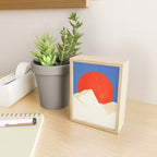 The Japanese Sun | Vintage Minimal Mount Fuji Landscape Mini Art Print Gallery Image 2