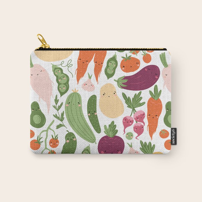 Cute vegetables Carry All Pouch Gallery Image 1