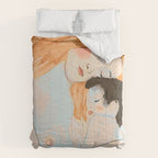 Mother and Child ,Gustav Klimt ,The Three Ages of Woman (detail) 3 Comforter Gallery Image 6