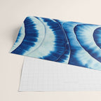 Shibori: Japanese Indigo Tie-Dye Pattern 01 Wrapping Paper Gallery Image 2
