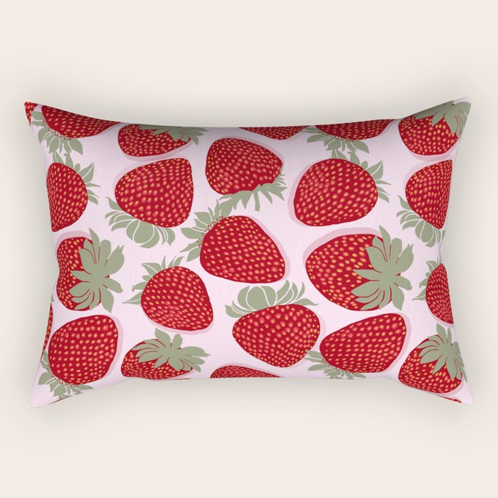 Strawberry Jam Rectangular Pillow Gallery Image 2