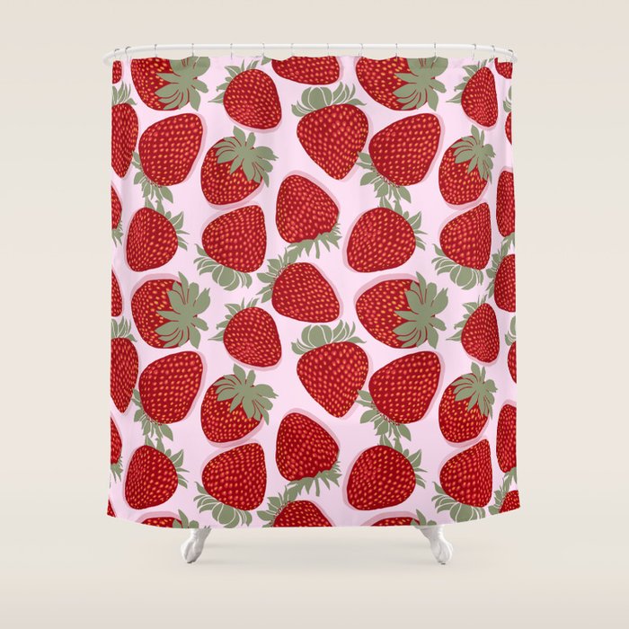 Strawberry Jam Shower Curtain Gallery Image 1