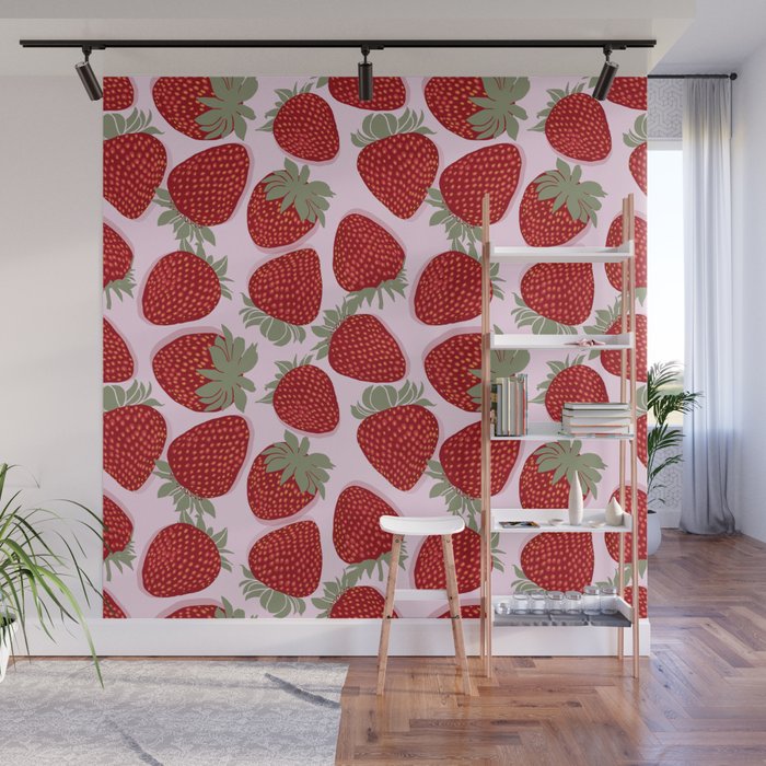 Strawberry Jam Wall Mural Gallery Image 1