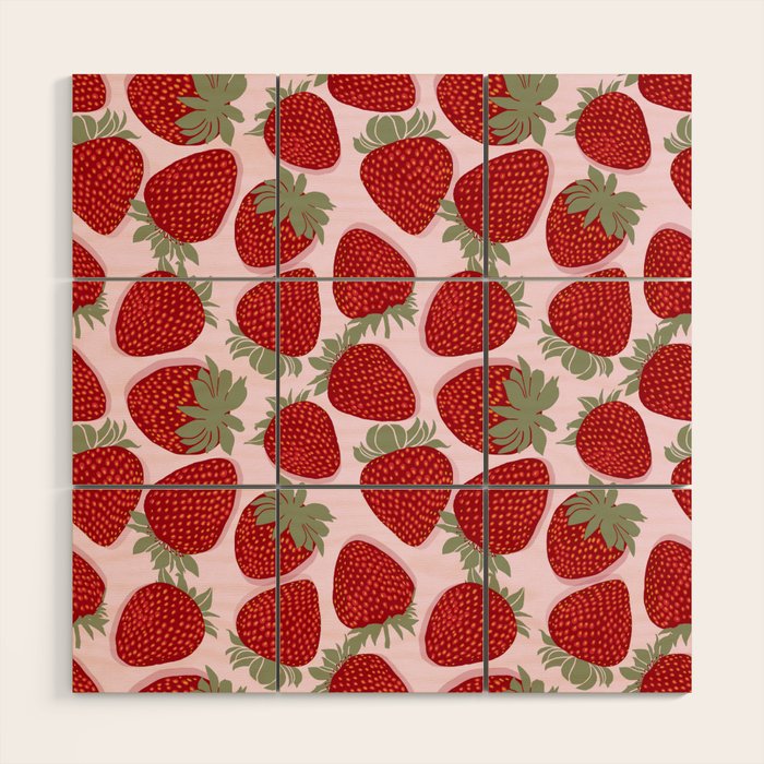 Strawberry Jam Wood Wall Art Gallery Image 1