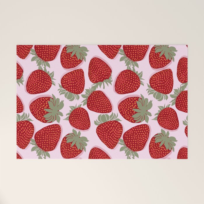 Strawberry Jam Welcome Mat Gallery Image 1