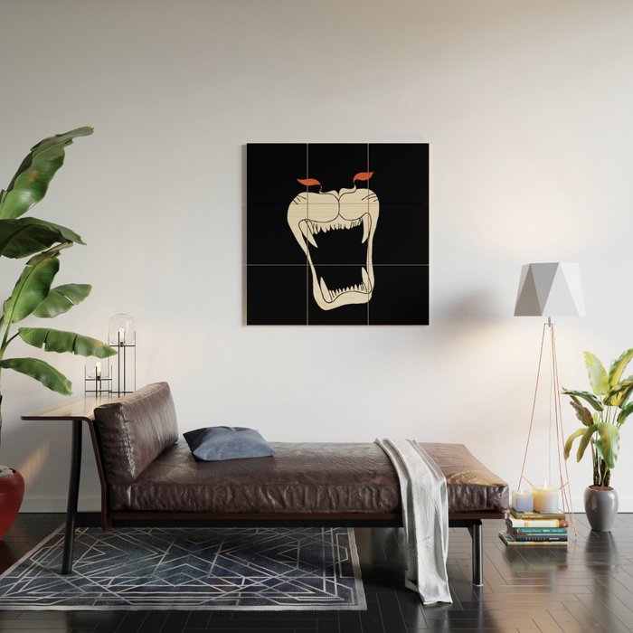 Black Panther Wood Wall Art Gallery Image 2