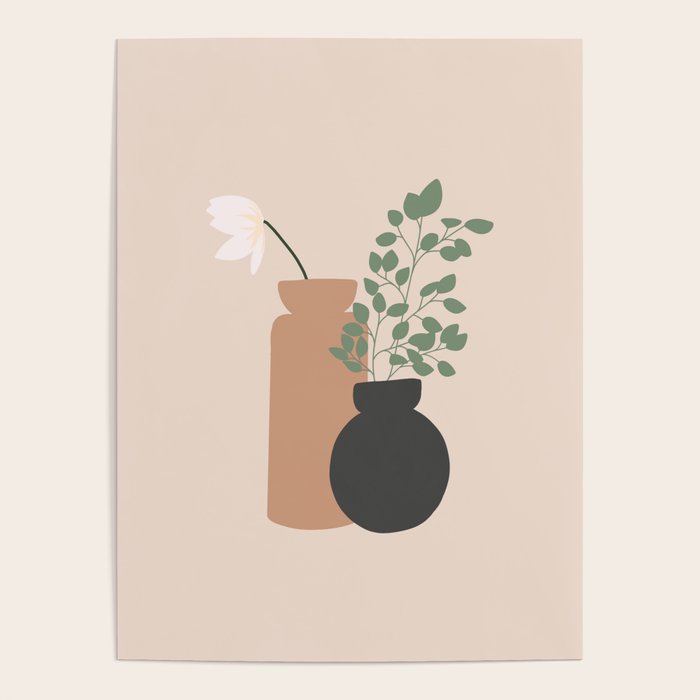 Vase no. 3 with Eucalyptus and Tulip Poster Gallery Image 4
