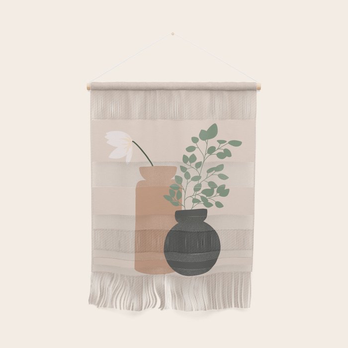 Vase no. 3 with Eucalyptus and Tulip Wall Hanging Gallery Image 1