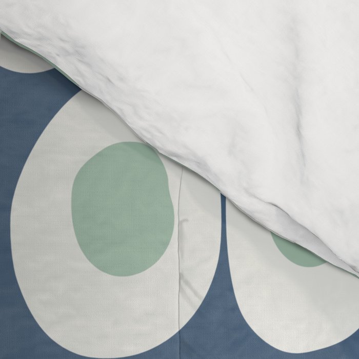 Wonderful bold dots blue and mint Comforter Gallery Image 4