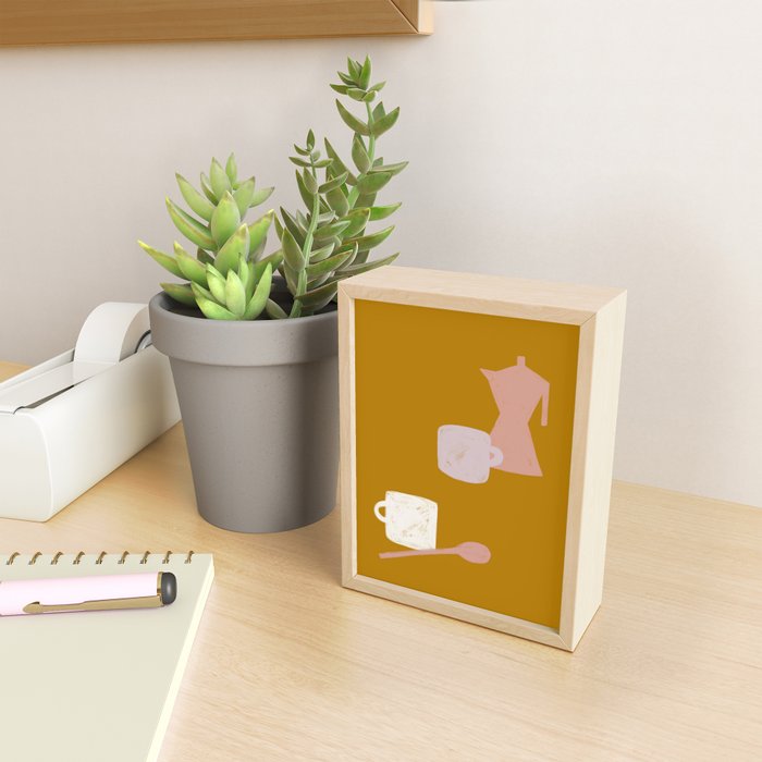 MORNING COFFEE Mini Art Print Gallery Image 2