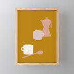 MORNING COFFEE Mini Art Print Gallery Image 1