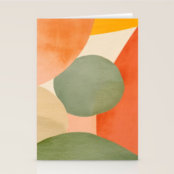 Abstract & Modern Shape Art 1 Stationery Card Gallery Image 2