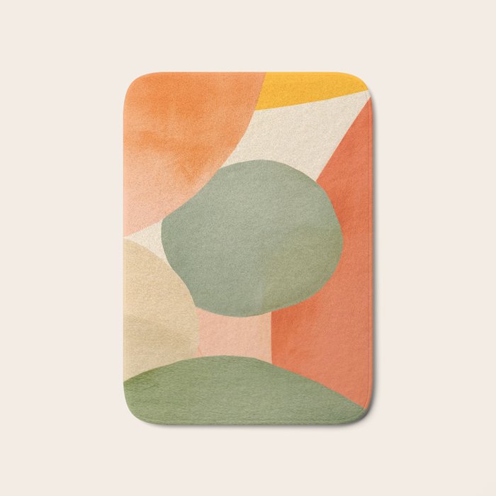 Abstract & Modern Shape Art 1 Bath Mat Gallery Image 1