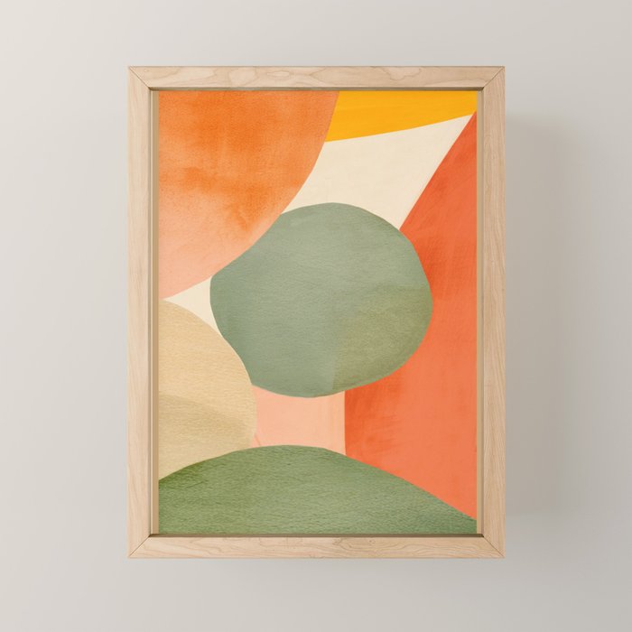Abstract & Modern Shape Art 1 Mini Art Print Gallery Image 1