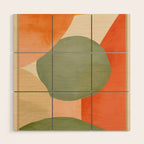 Abstract & Modern Shape Art 1 Wood Wall Art Gallery Image 1
