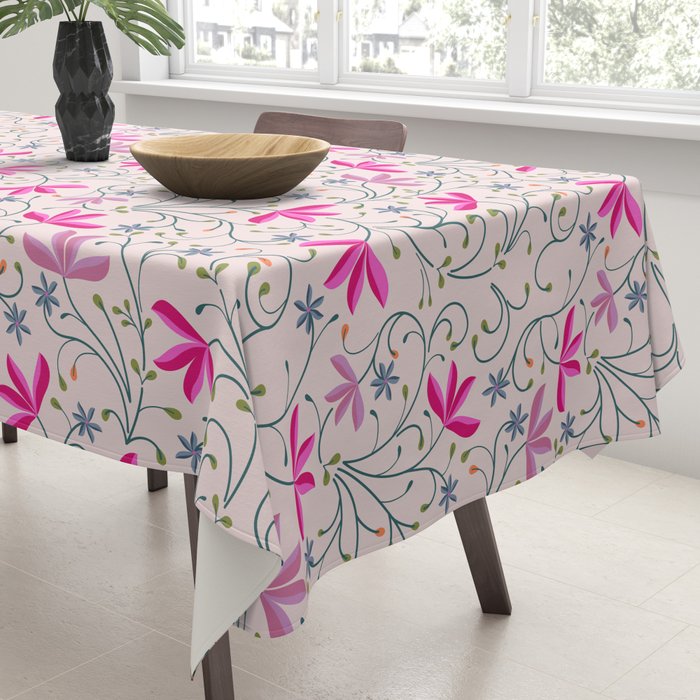 Spa Blossoms Tablecloth Gallery Image 3