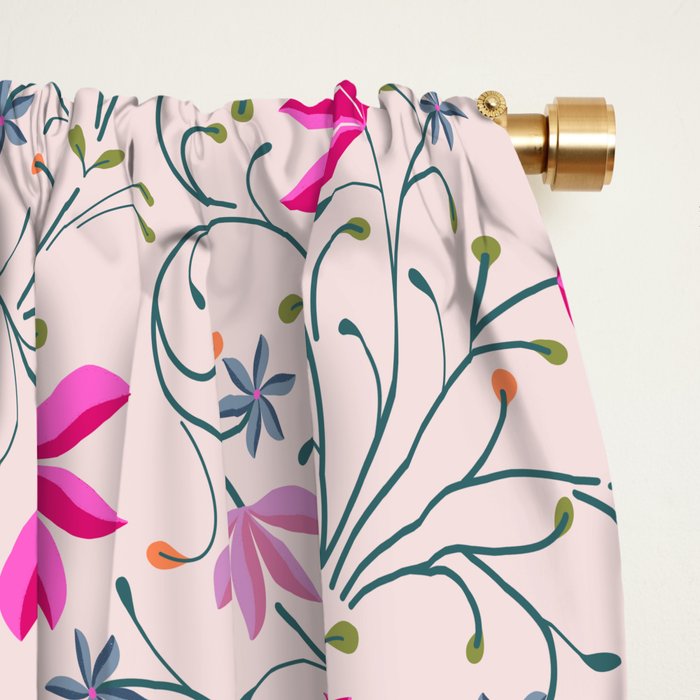 Spa Blossoms Window Curtain Gallery Image 2