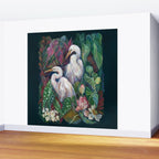Begonia Egret  Wall Mural Gallery Image 2