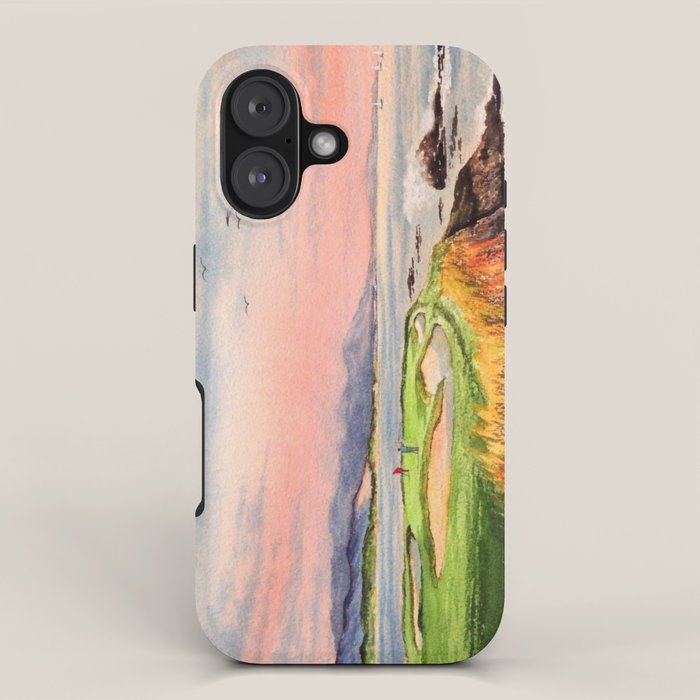 Pebble Beach Golf Course Hole 7 iPhone Case Gallery Image 1