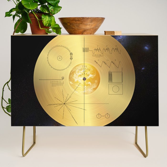 Voyager 1 Golden Record #1 Credenza Gallery Image 1