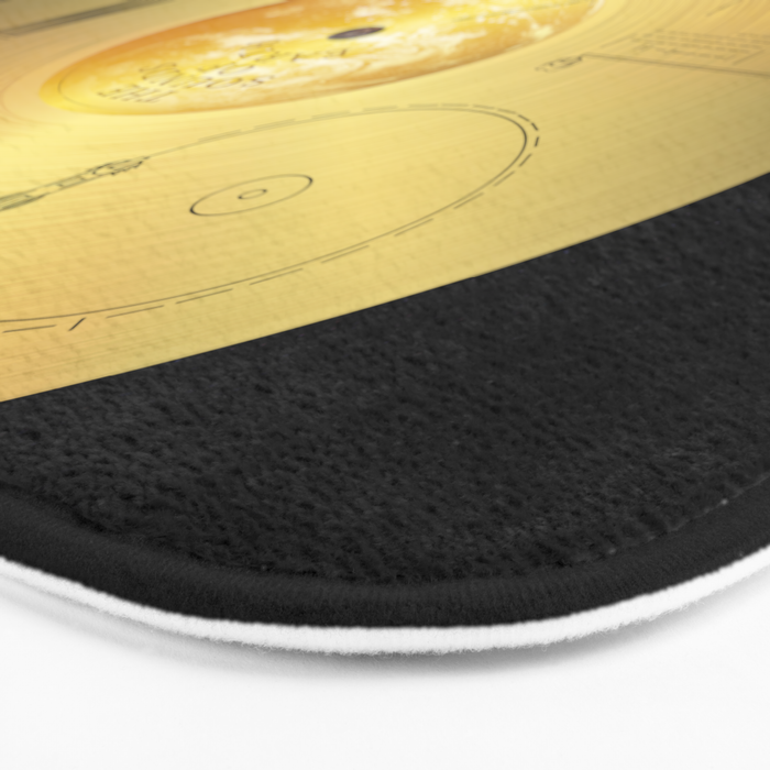 Voyager 1 Golden Record #1 Bath Mat Gallery Image 3