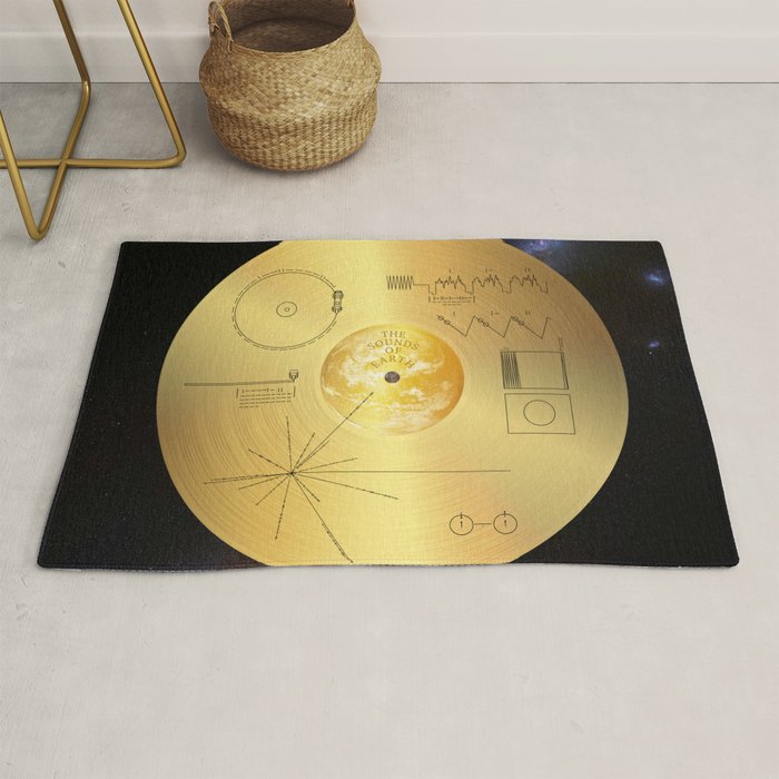 Voyager 1 Golden Record #1 Rug Gallery Image 1