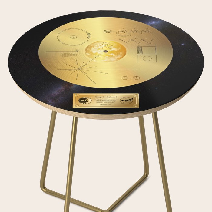 Voyager 1 Golden Record #1 Side Table Gallery Image 2