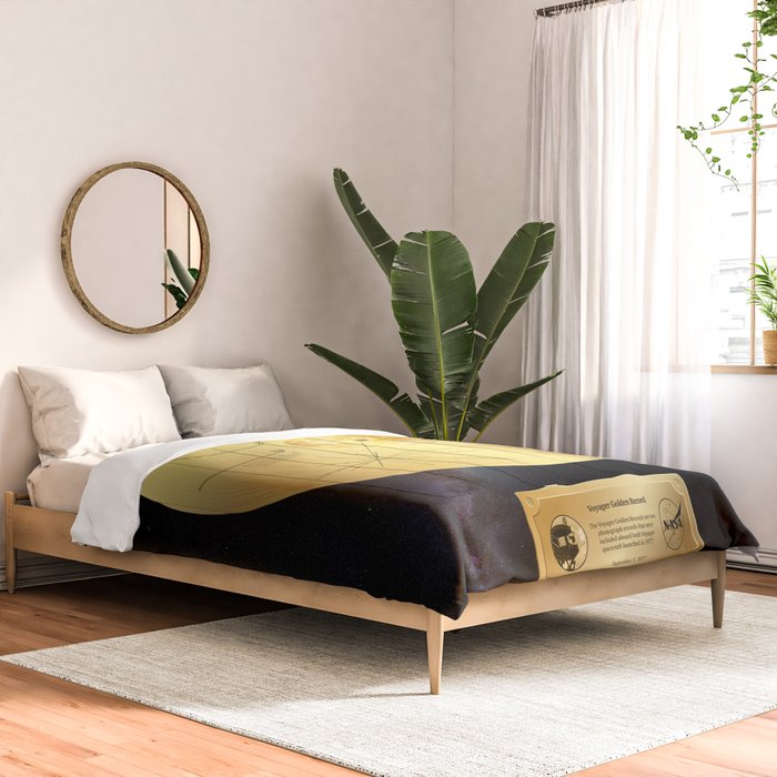 Voyager 1 Golden Record #1 Comforter Gallery Image 2
