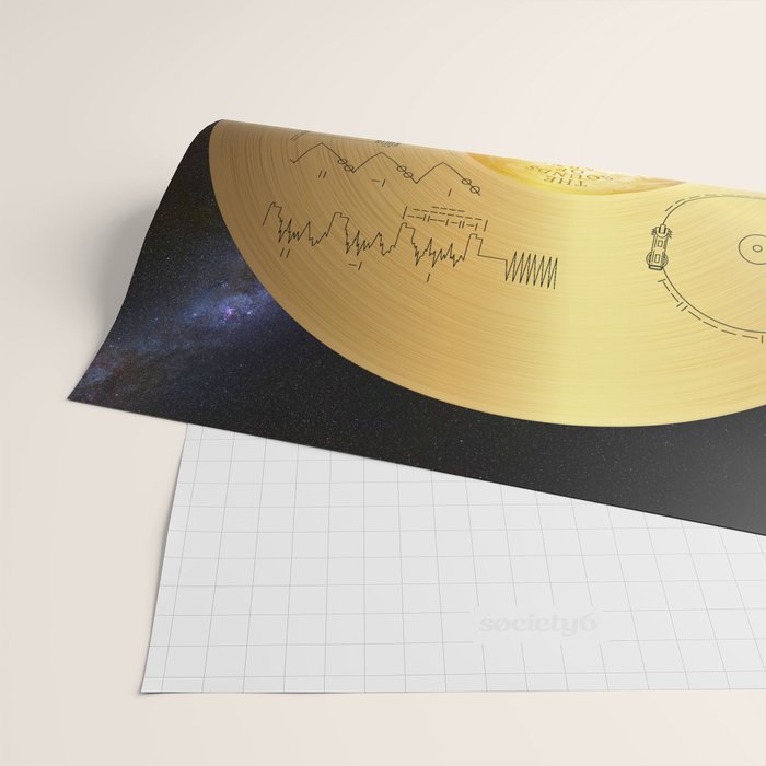 Voyager 1 Golden Record #1 Wrapping Paper Gallery Image 2