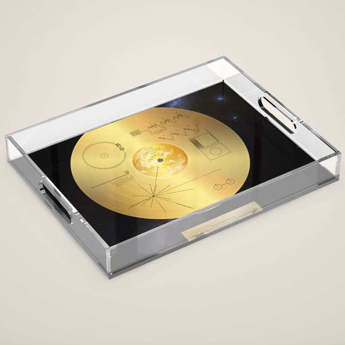Voyager 1 Golden Record #1 Acrylic Tray Gallery Image 1