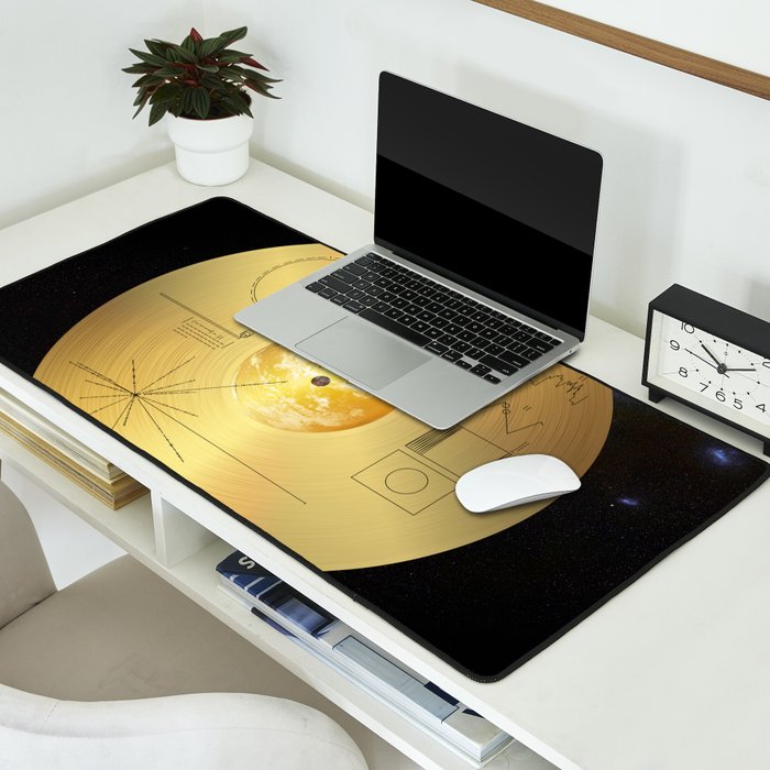 Voyager 1 Golden Record #1 Desk Mat Gallery Image 2