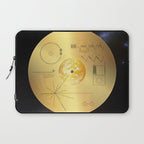 Voyager 1 Golden Record #1 Laptop Sleeve Gallery Image 1