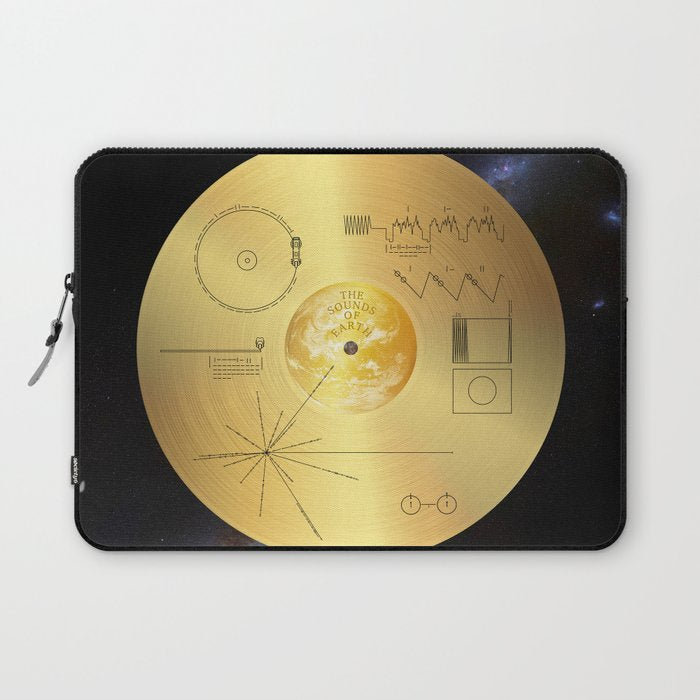 Voyager 1 Golden Record #1 Laptop Sleeve Gallery Image 1