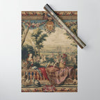 Antique 17th Century 'July' Louis XIV French Chateau Tapestry Wrapping Paper Gallery Image 1