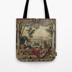 Antique 17th Century 'July' Louis XIV French Chateau Tapestry Tote Bag Gallery Image 1